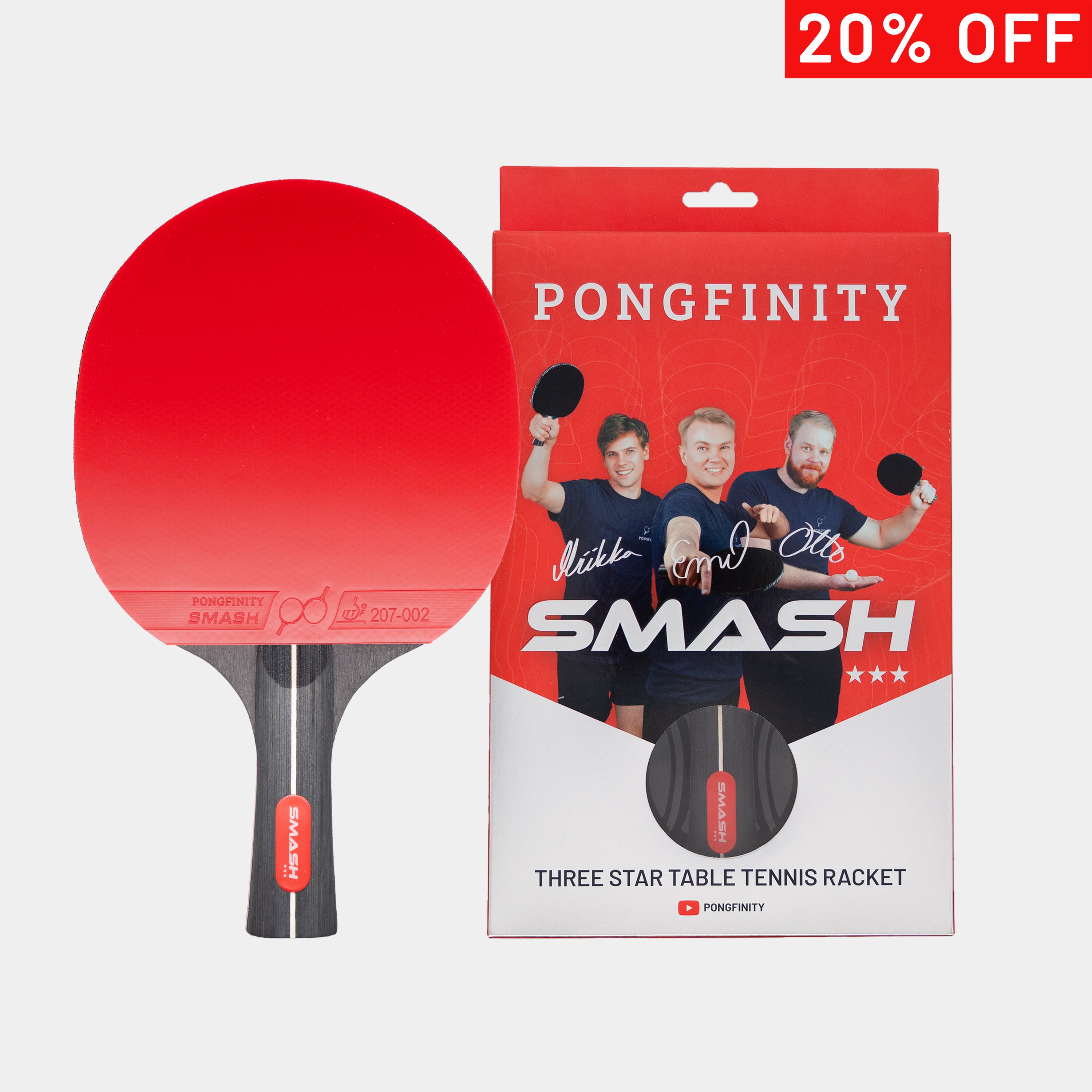 Pongfinity Smash Racket - The Best Paddle for Beginners