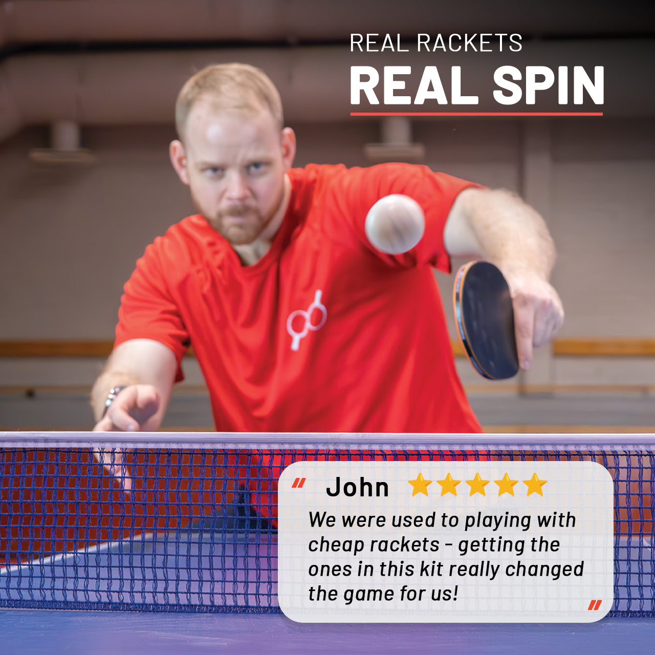 Pongfinity Ping Pong Set – Retractable Net, Paddles & Balls